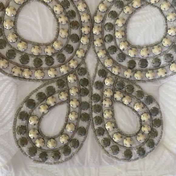 Laundry White Quilted Graduation Dress Size 0 - Picture 7 of 8